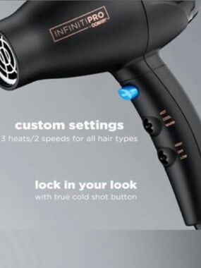 Pre-owned Conair InfinitiPRO Mighty Mini Hair Dryer (Model 359N)
